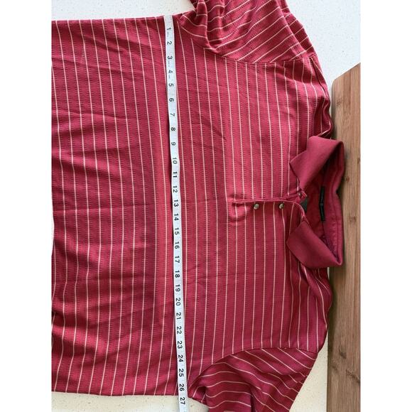Tiger Woods Collection‎ Nike Shirt Golf Red Collar  XXLT - Picture 12 of 12